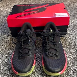 Like NEW! Skechers Nexus Men's Black & Purple Basketball Shoes- 11